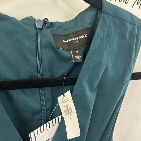Banana Republic jade green dress size 2 NWT - Picture 5 of 5